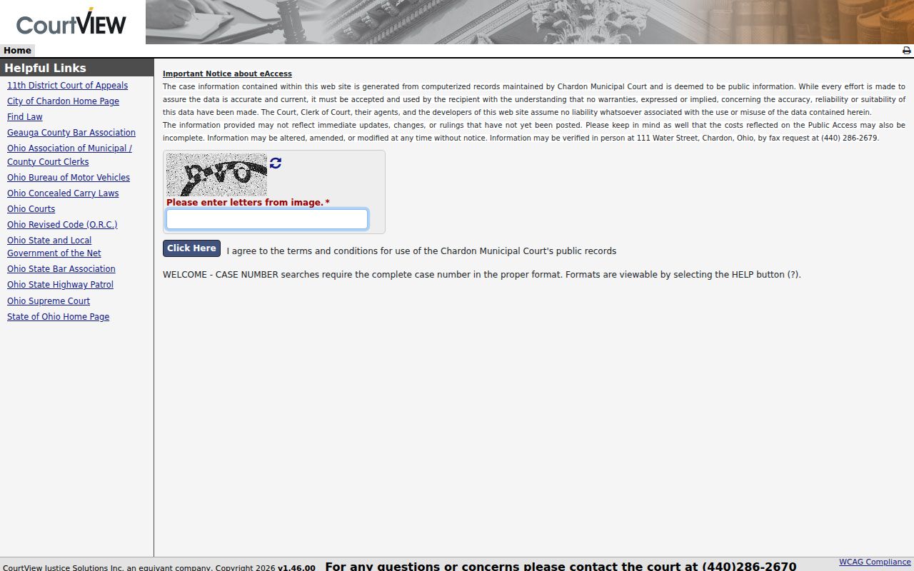 Chardon court docket Municipal eServices public-records search gateway